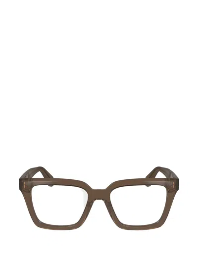 Ferragamo Eyewear Square-frame Glasses In Brown