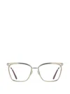 Ferragamo Eyewear Square-frame Glasses In Gray