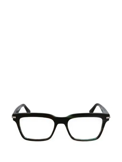 Ferragamo Eyewear Square-frame Glasses In Green