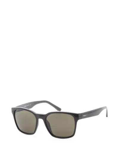 Ferragamo Eyewear Square-frame Sunglasses In 블랙