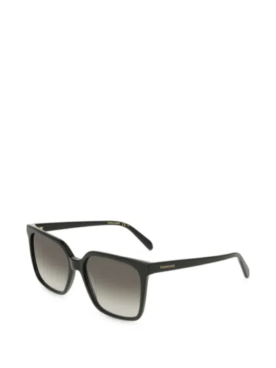 Ferragamo Eyewear Square-frame Sunglasses In Black