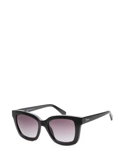 Ferragamo Eyewear Square-frame Sunglasses In Black