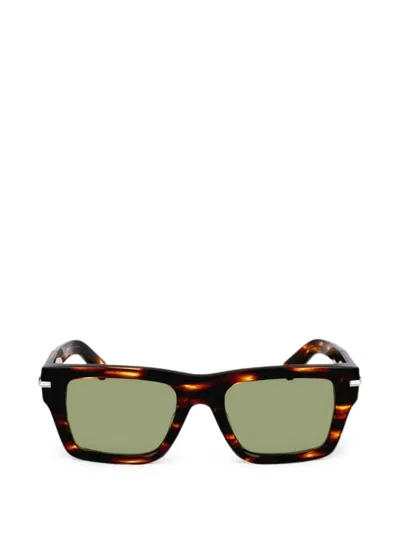Ferragamo Eyewear Square-frame Sunglasses In Brown