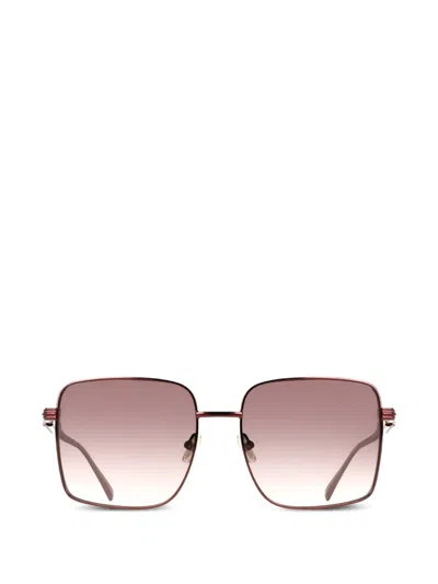 Ferragamo Eyewear Square-frame Sunglasses In Red