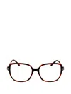 Ferragamo Eyewear 간치니 톨토이즈셸 이펙트 안경 In Pattern