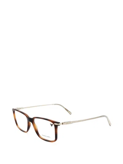 Ferragamo Eyewear Tortoiseshell-effect Rectangle-frame Glasses In Brown
