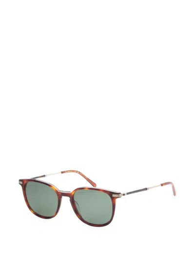 Ferragamo Eyewear Tortoiseshell-effect Square-frame Sunglasses In 브라운