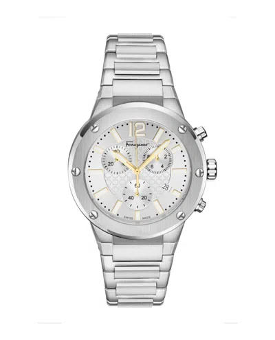 FERRAGAMO F-80 CHRONO BRACELET WATCH