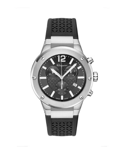 Ferragamo F-80 Chrono Silicone Watch