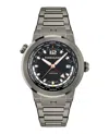 Ferragamo F-80 Gmt Worldtime Bracelet Watch In Black