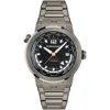 Ferragamo F-80 Gmt Worldtime Bracelet Watch In Ip Gunmetal