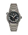 Ferragamo F-80 Gmt Worldtime Bracelet Watch In Black/gray