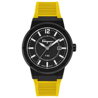 Ferragamo F-80 Watch In Yellow