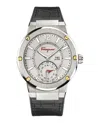 Ferragamo F-80 Motion Leather Watch In Multi