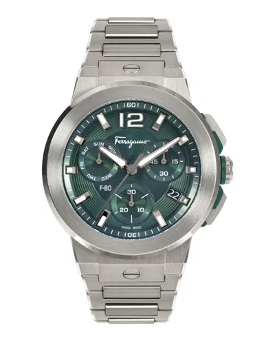 FERRAGAMO FERRAGAMO F-80 TITANIUM TECH BRACELET WATCH