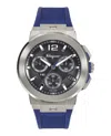 Ferragamo F-80 Titanium Tech Silicone Watch In Multi