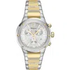 Ferragamo F-80 Chrono Bracelet Watch In Two Tone