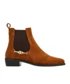 Ferragamo F Buckle Chelsea Boot In Multi