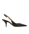 Ferragamo F Buckle Slingback Pump