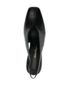 Ferragamo F-heel 100mm Slingback Pumps In Black