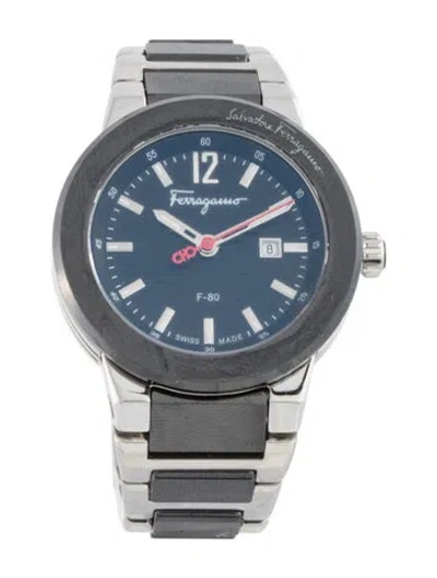 Pre-owned Ferragamo F-80 Watch, 33mm In Multicolor