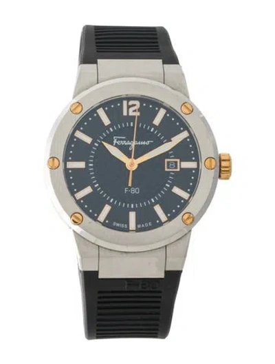 Pre-owned Ferragamo F-80 Watch In Multi