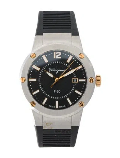 Pre-owned Ferragamo F-80 Watch In Multi