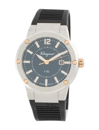 Pre-owned Ferragamo F-80 Watch In Multi