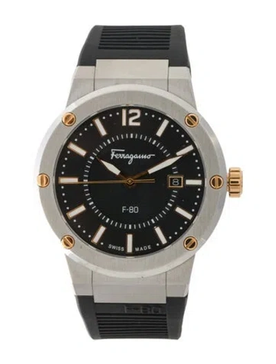 Pre-owned Ferragamo F-80 Watch In Multi