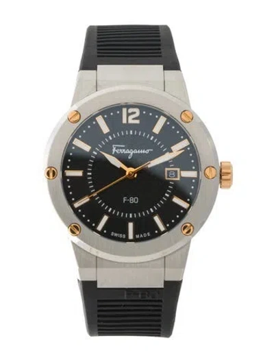 Pre-owned Ferragamo F-80 Watch In Multi