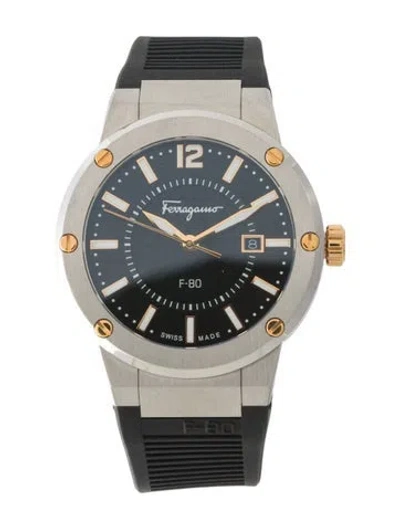Pre-owned Ferragamo F-80 Watch In Multi