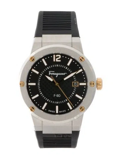 Pre-owned Ferragamo F-80 Watch In Multi
