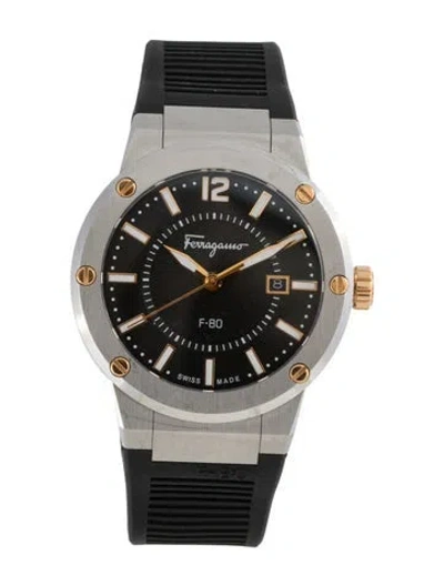 Pre-owned Ferragamo F-80 Watch In Multicolor