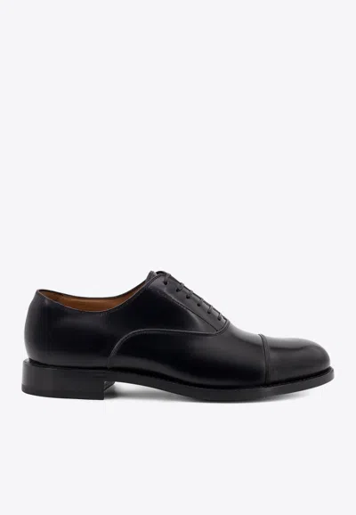 Ferragamo Fabian Tramezza Oxford Shoes In Multi