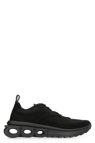 FERRAGAMO FERRAGAMO FABRIC LOW-TOP SNEAKERS