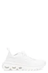 Ferragamo Mesh Pull Tab Round Toe Sneakers