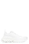 Ferragamo Nima Skin Leather Running Sneakers In White