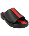 Ferragamo Facundo Leather Slides In Multi