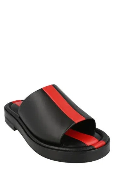 Ferragamo Facundo Slide Sandal In Black