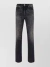 Ferragamo Faded Stonewashed Denim Jeans With Belt Loops