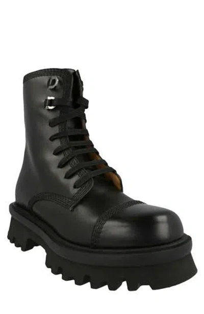 FERRAGAMO FERRAGAMO FARAWAY LUG SOLE COMBAT BOOT