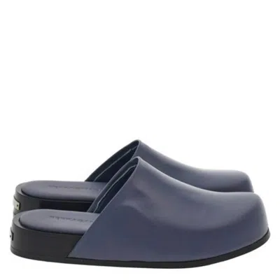 Ferragamo Felicya Leather Slip-on Loafers In Blue