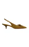 Ferragamo Felli Slingback Pumps In Brown