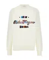 Ferragamo Felpa Logo-print Sweatshirt In White