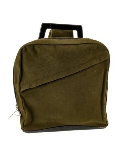 Pre-owned Ferragamo Felt Backpack In Neutral