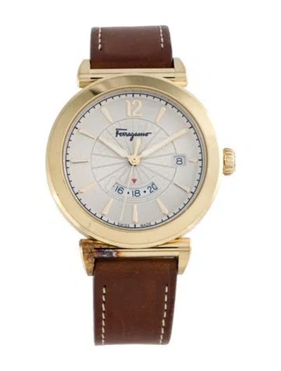 Pre-owned Ferragamo Feroni Watch In Multi