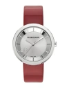 Ferragamo Curve V2 Watch, 35mm In Silver