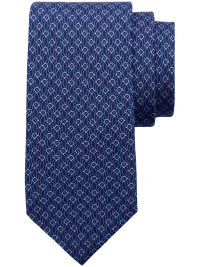 Ferragamo Tetris Tie In Blue