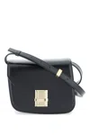Ferragamo Patent Leather Shoulder Bag In Black
