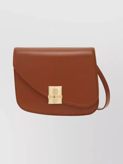 Ferragamo Fiamma M Shoulder Bag With Adjustable Strap In Pink